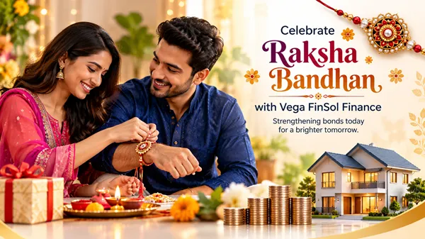 Celebrate Raksha Bandhan with vegafinsol Finance
